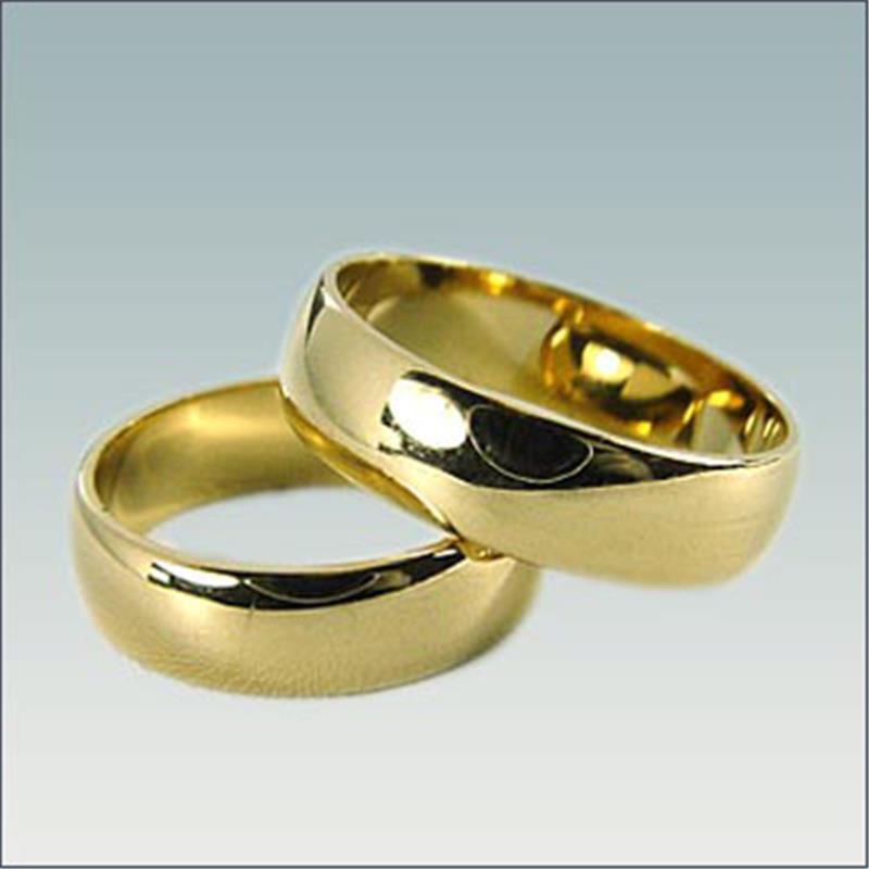 Poročni prstan iz rumenega zlata M 104