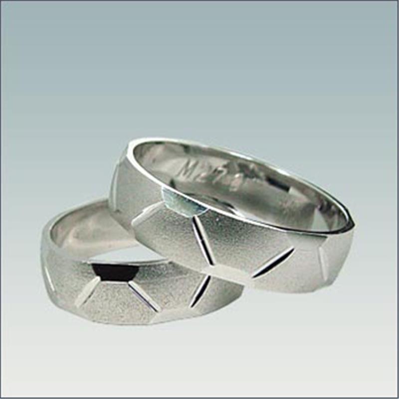 Poročni prstan iz belega zlata M 270