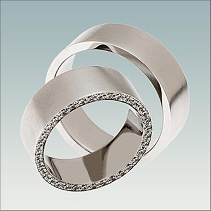 Prstan iz belega zlata BN 151