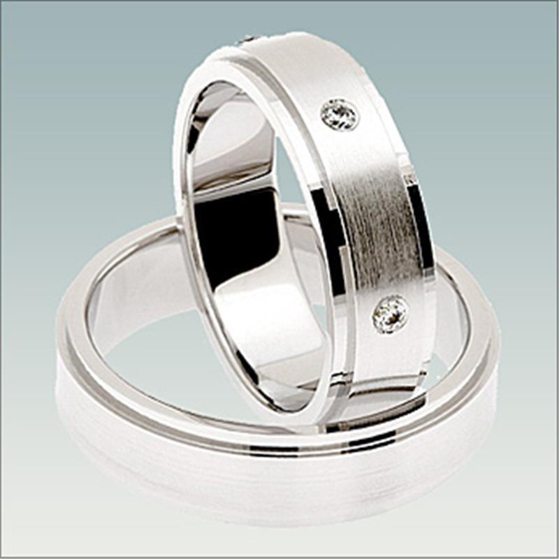 Prstan iz belega zlata BN 298b