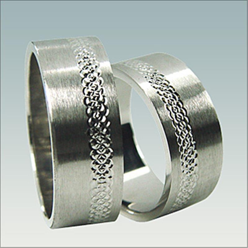 Prstan iz belega zlata BN 298