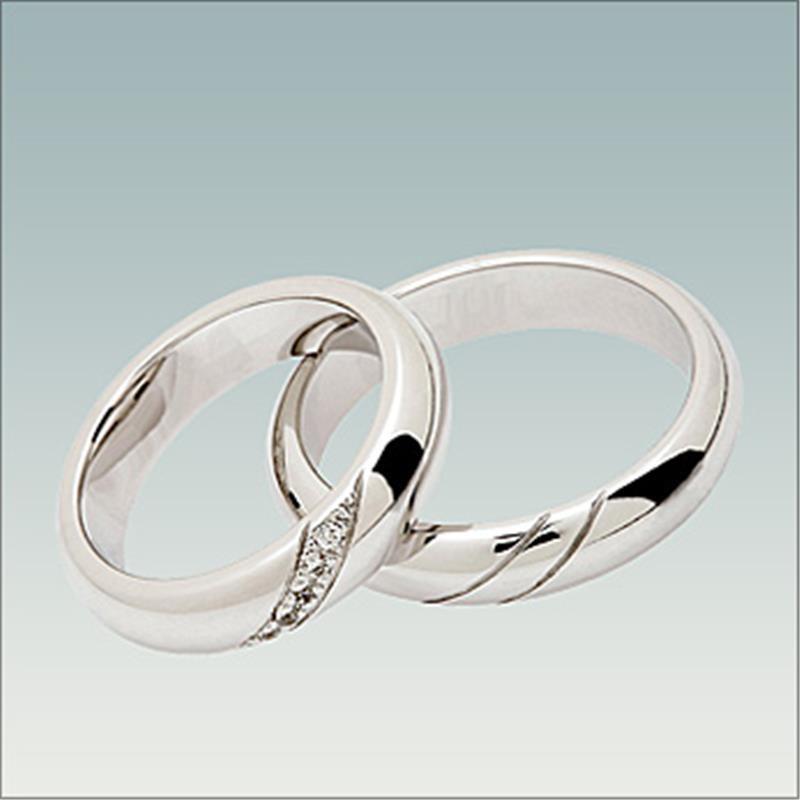 Prstan iz belega zlata BN 306