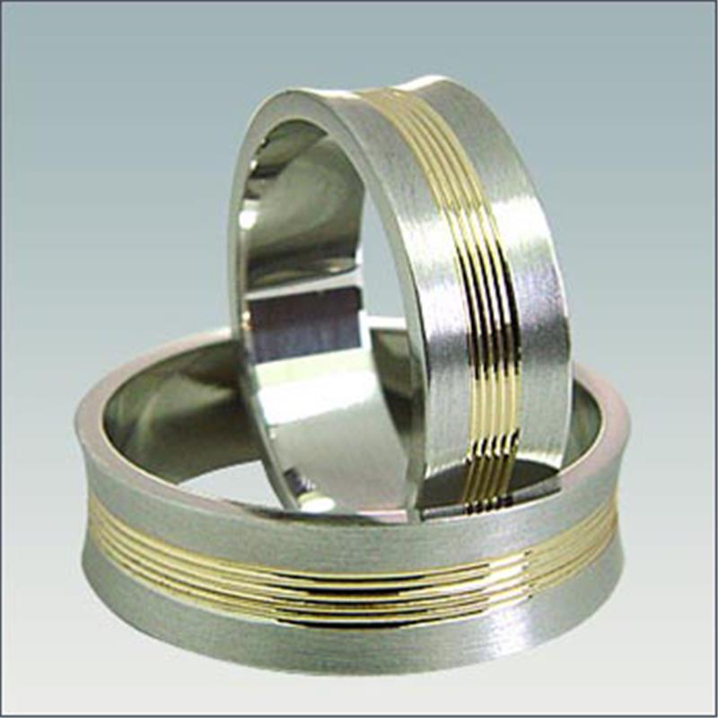 Poročni kombiniran prstan M 289