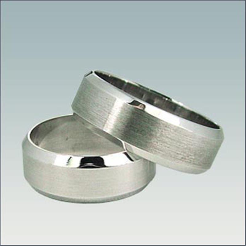 Poročni prstan iz belega zlata M 438