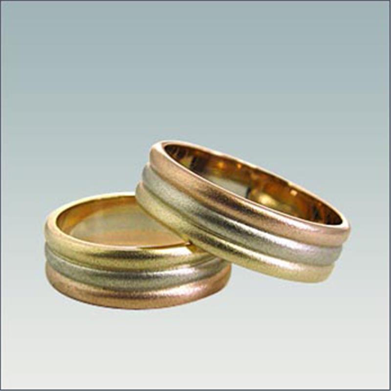 Poročni kombiniran prstan M 445