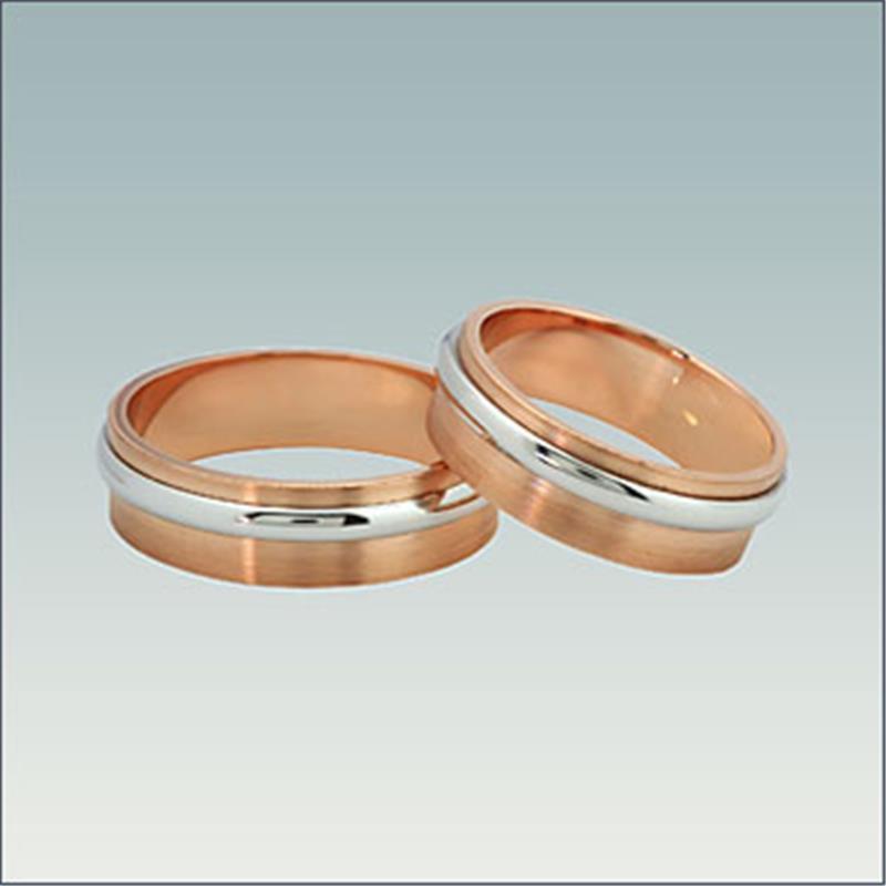 Poročni kombiniran prstan M 527