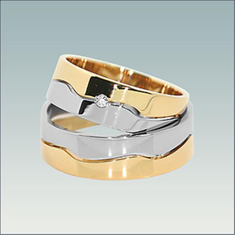 Poročni kombiniran prstan M 951