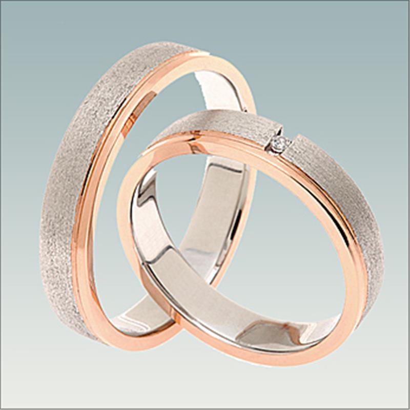 Poročni kombiniran prstan MN259