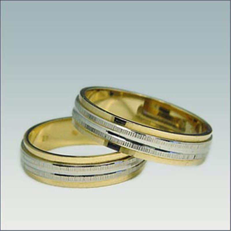 Poročni kombiniran prstan M 118