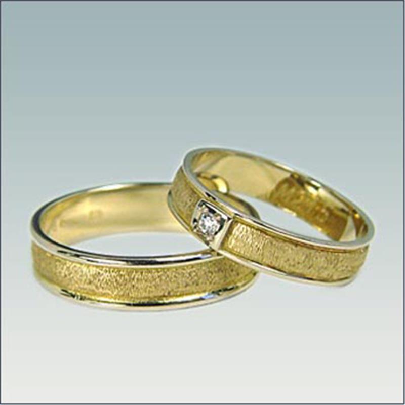 Poročni kombiniran prstan M 215