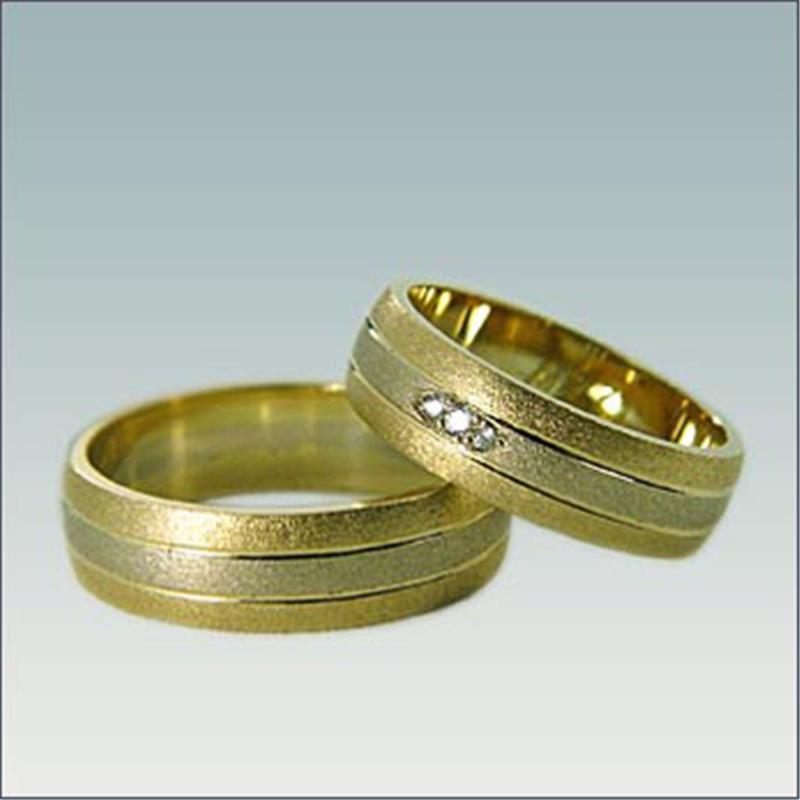 Poročni kombiniran prstan M 231
