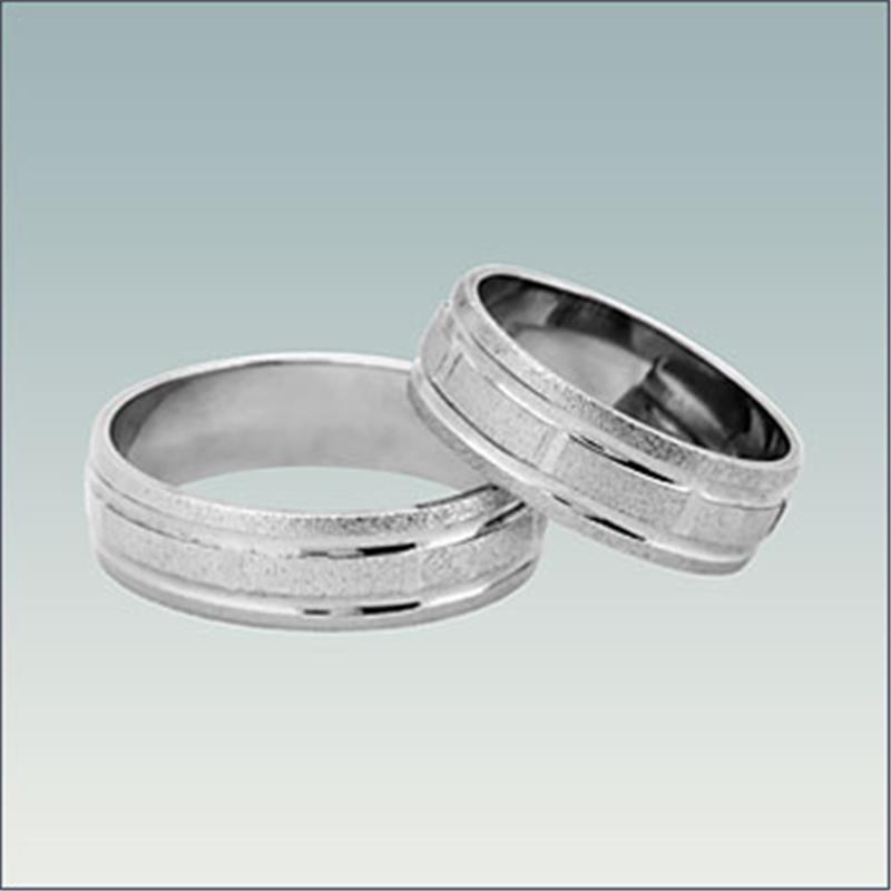 Poročni prstan iz belega zlata M 263