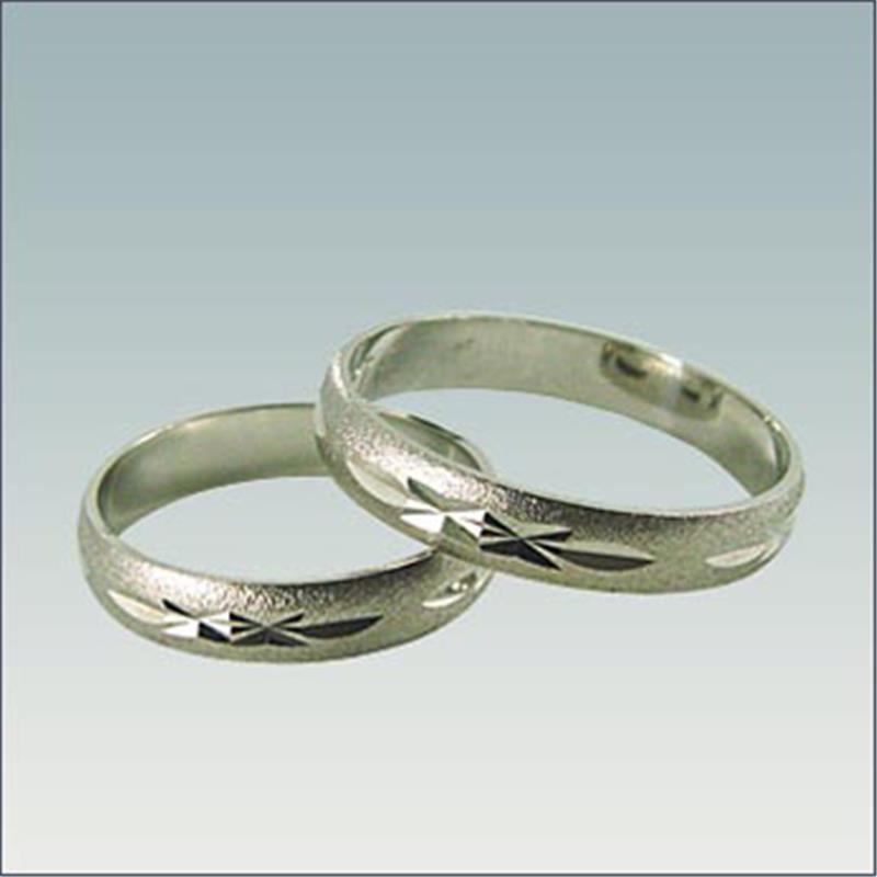 Poročni prstan iz belega zlata M 276