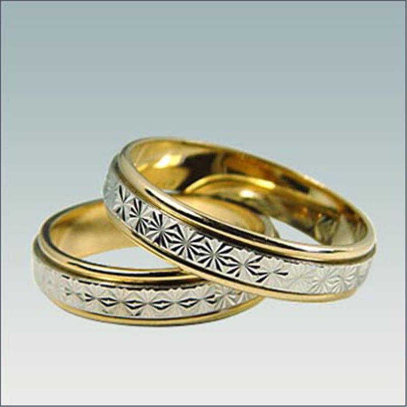 Poročni kombiniran prstan M 341