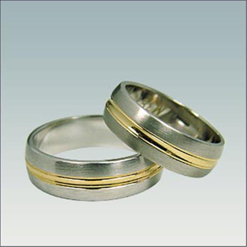 Poročni kombiniran prstan M 387