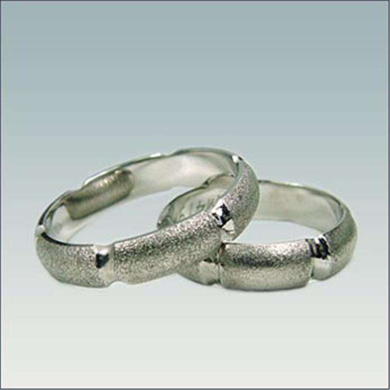 Poročni prstan iz belega zlata M 419