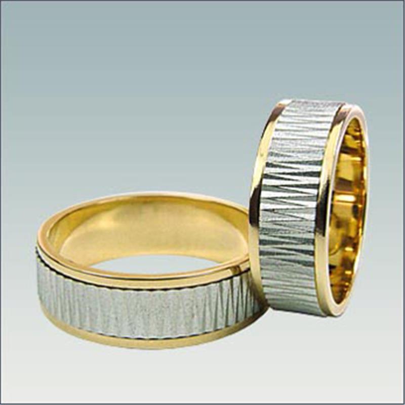 Poročni kombiniran prstan M 443