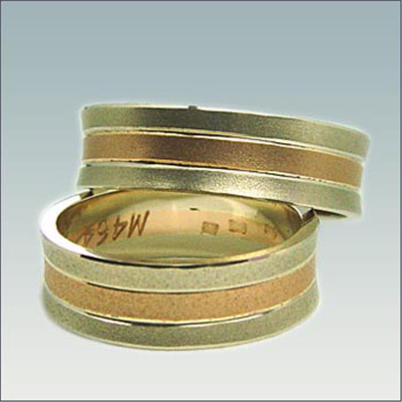 Poročni kombiniran prstan M 464