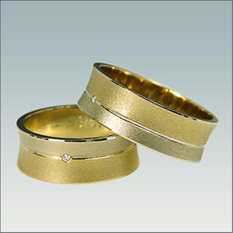 Poročni kombiniran prstan M 465