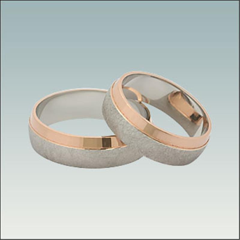 Poročni kombiniran prstan M 509