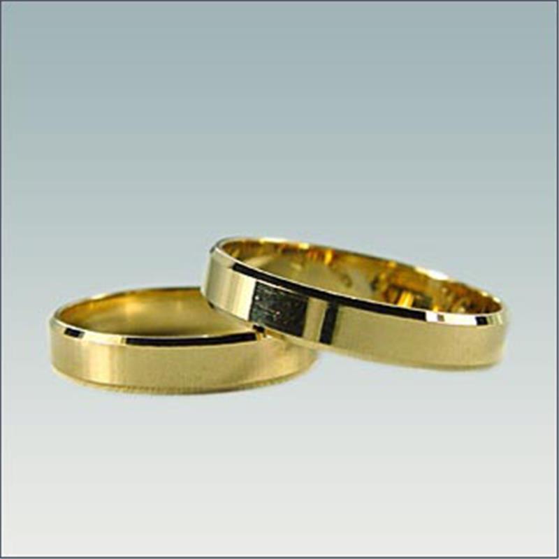 Poročni prstan iz rumenega zlata M 6