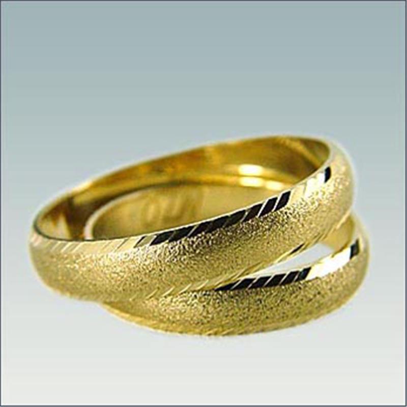 Poročni prstan iz rumenega zlata M 70
