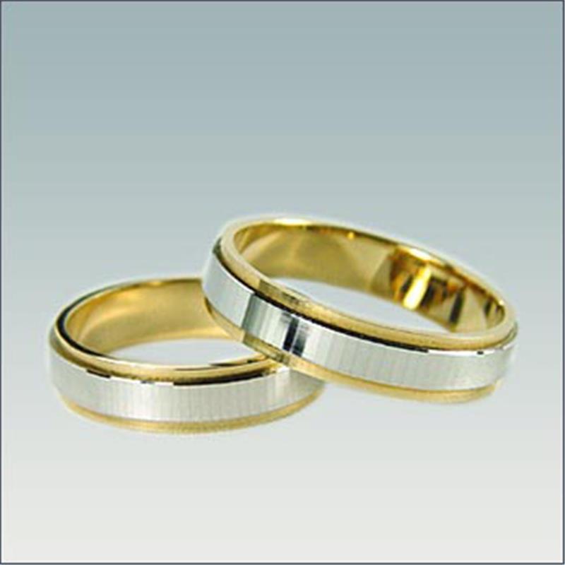 Poročni kombiniran prstan M 80