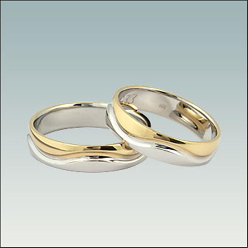 Poročni kombiniran prstan M 933