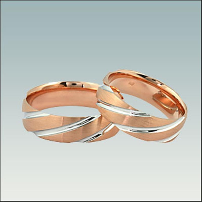 Poročni kombiniran prstan M 936