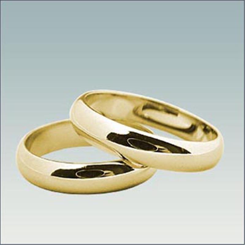 Poročni prstan iz rumenega zlata M 94