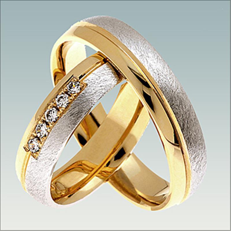 Poročni kombiniran prstan MN120