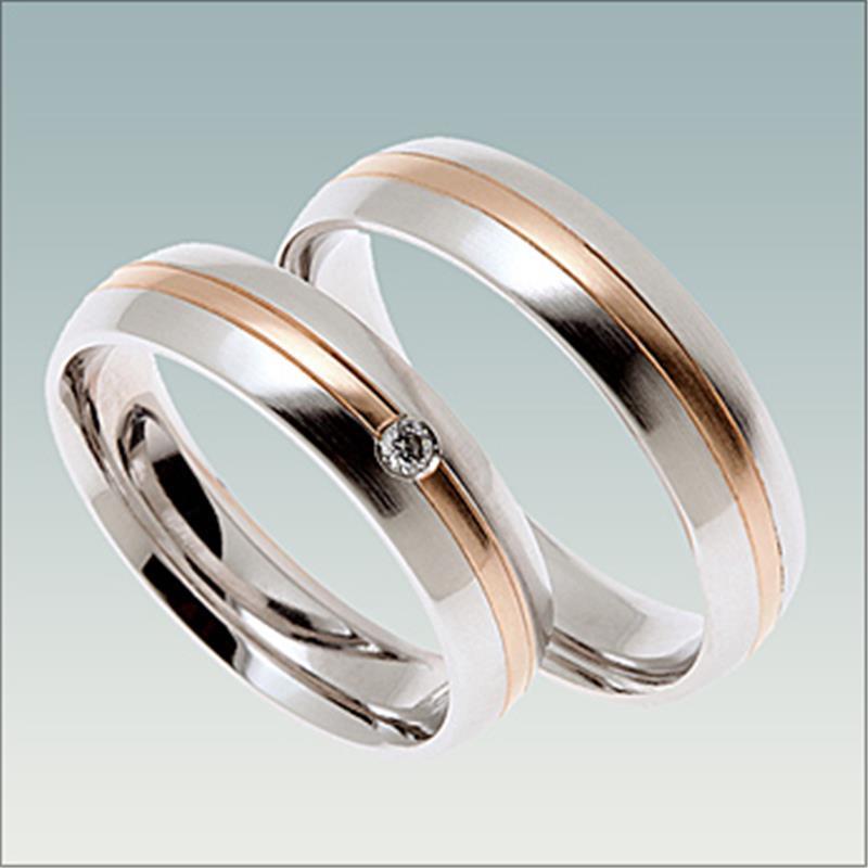 Poročni kombiniran prstan MN121