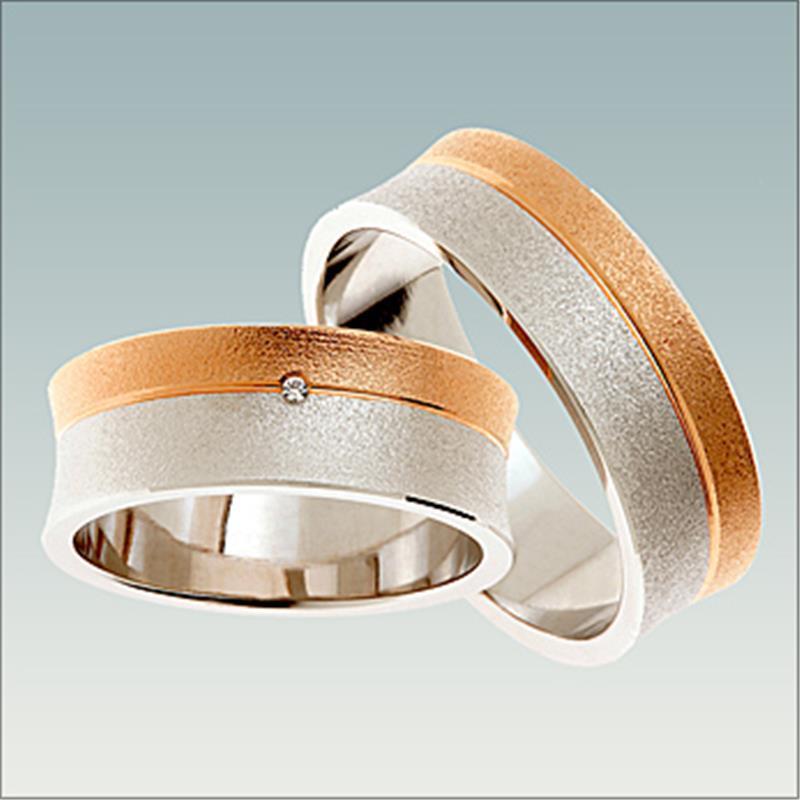Poročni kombiniran prstan MN164