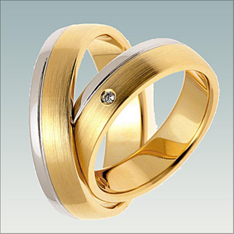 Poročni kombiniran prstan MN210